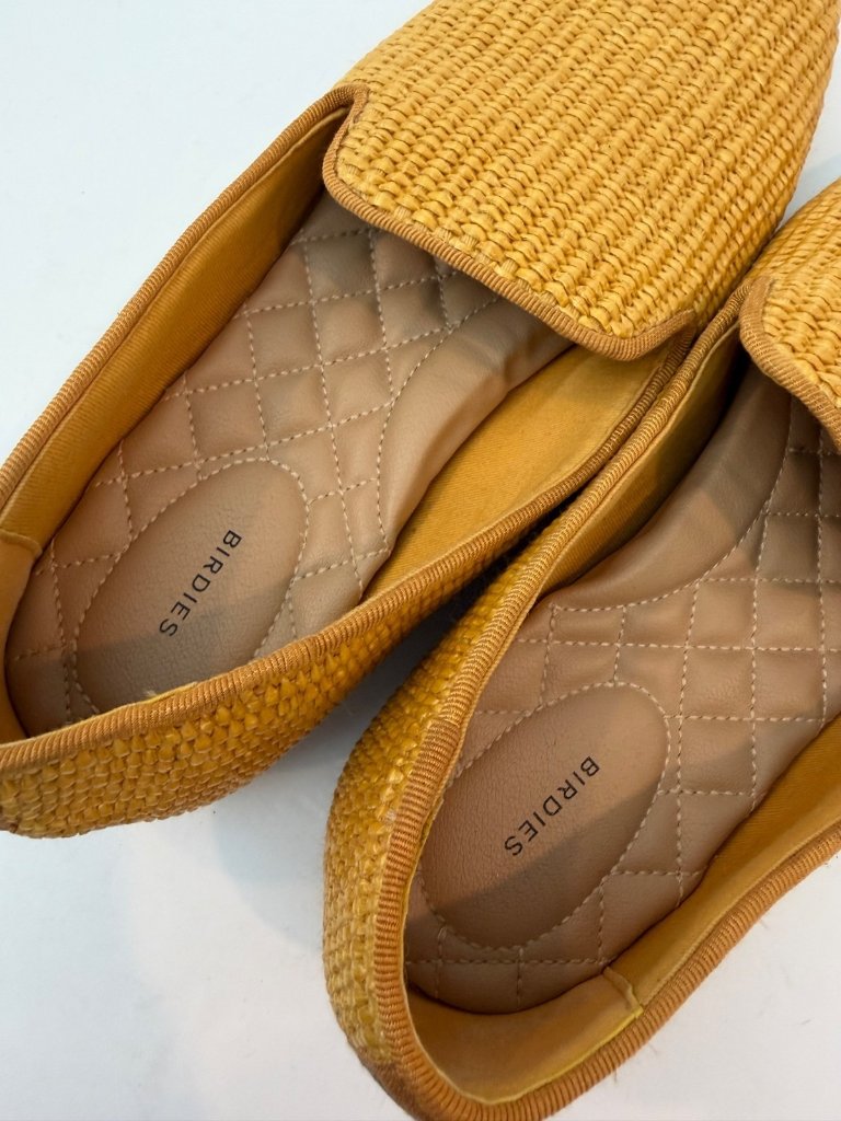 Birdies Women's Woven Textured Raffia Starling Loafers Size 8.5 Slip On Beige — image 3 of 8